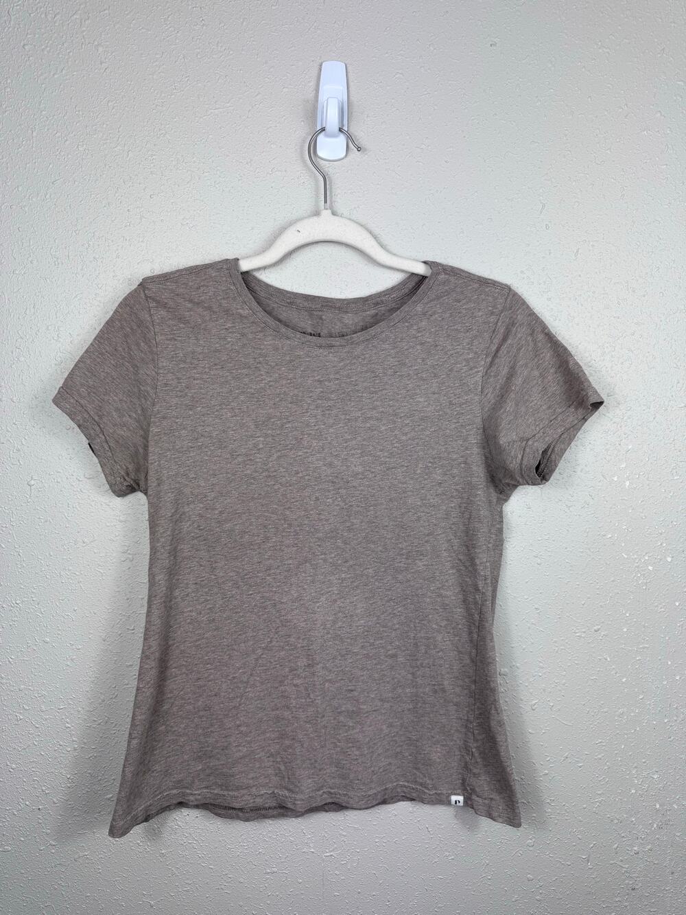 Pact 100% Organic Cotton Tan Tee Womens Size Small